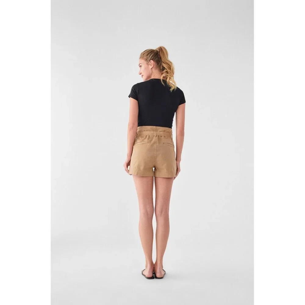 DL1961 Sz. 29 Camile Paperbag Short in Dijon